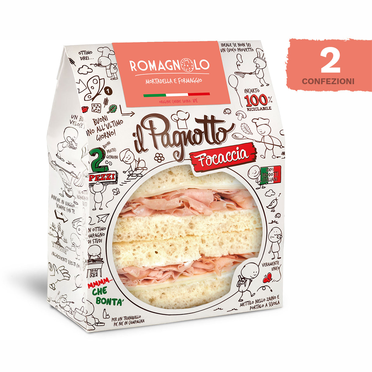 Pagnotto Romagnolo - 2 confezioni da 160gr