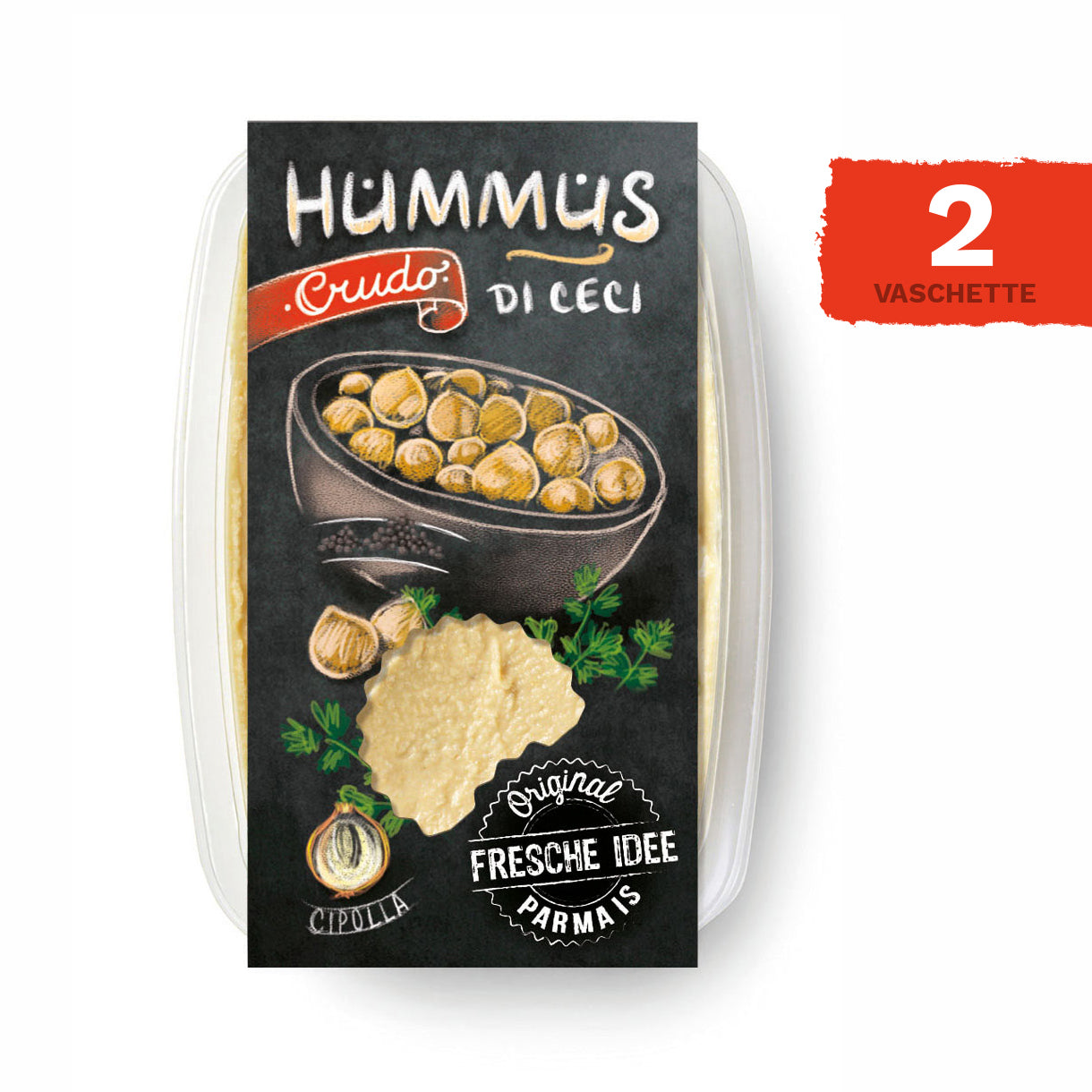 Hummus di ceci - 2 vaschette da 150 gr