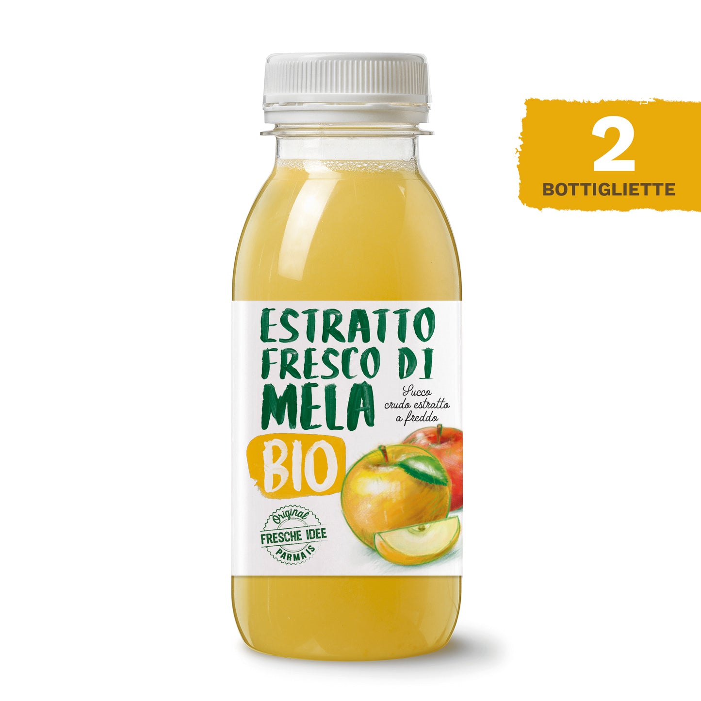 Estratto fresco di mela bio - 2 bottigliette
