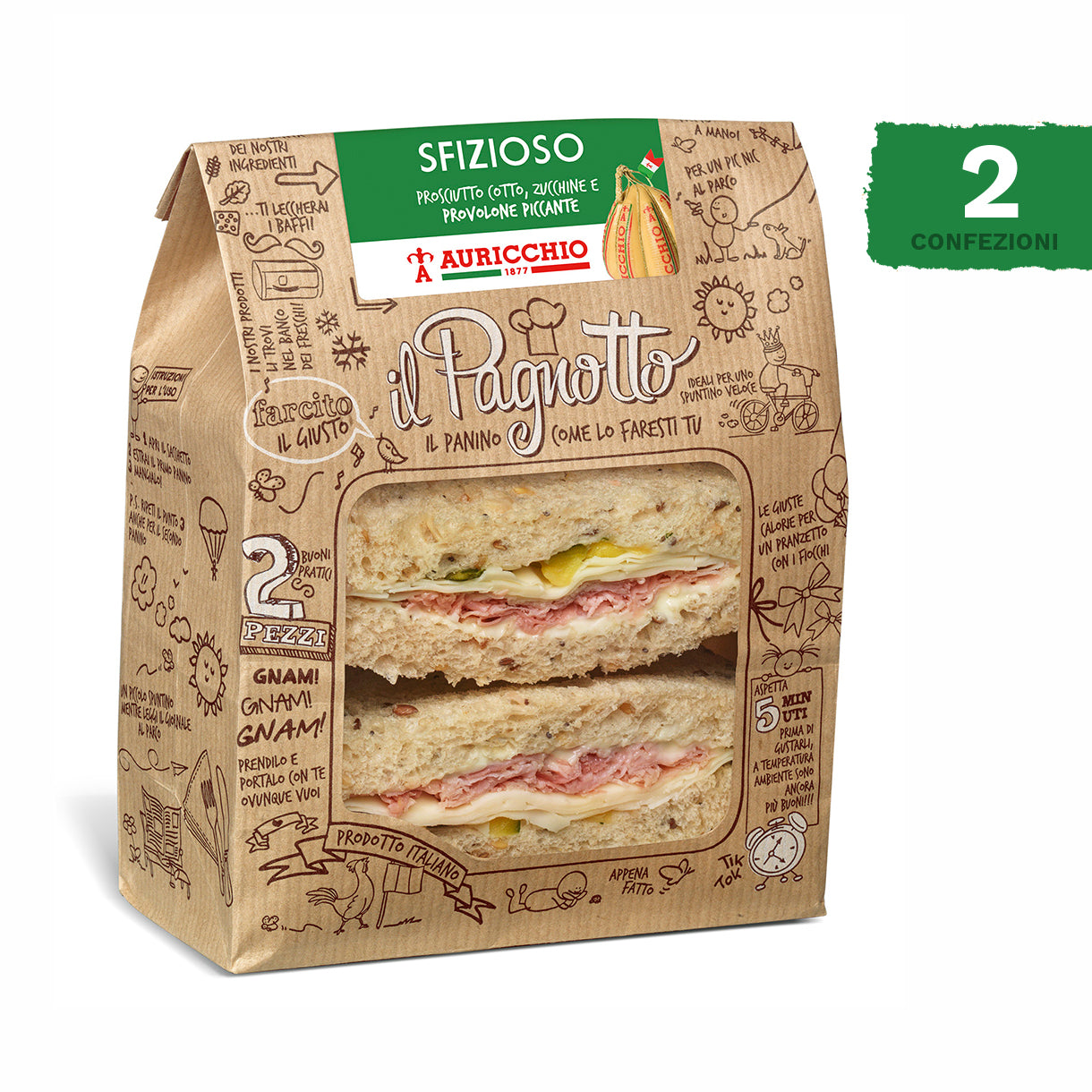 Pagnotto Sfizioso - 2 confezioni da 160gr