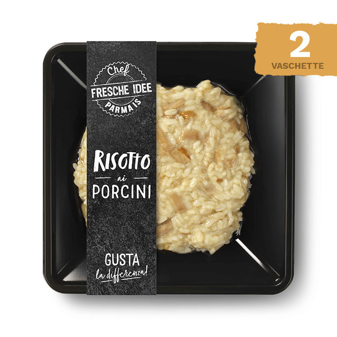 Risotto ai porcini - 2 vaschette da 250gr