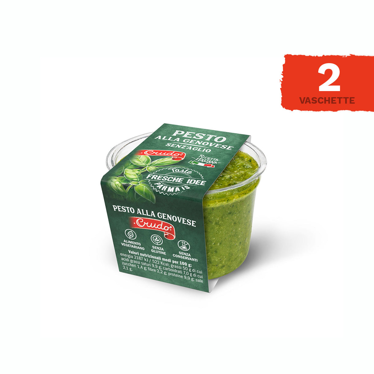 Pesto alla genovese - 2 vaschette da 90 gr