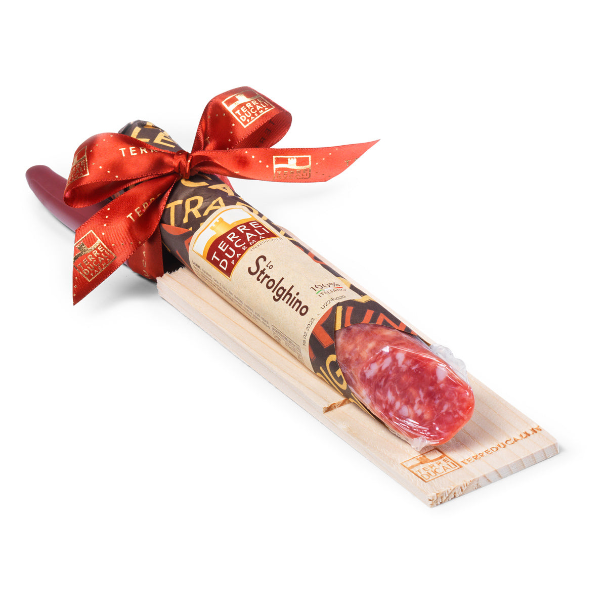 Strolghino con tagliere e coltello