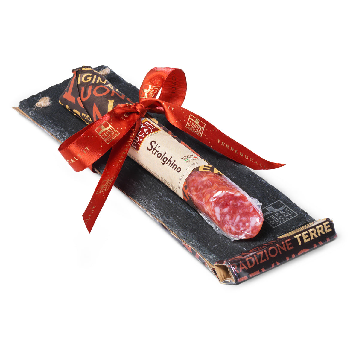 Strolghino con vassoio in ardesia