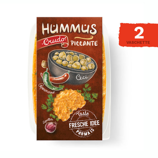 Hummus di Ceci Piccante - 2 vaschette da 150 gr